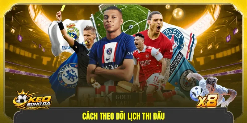 Cách theo dõi lịch thi đấu