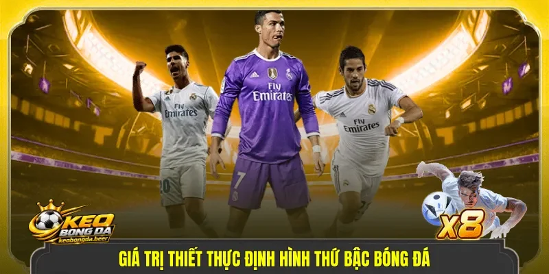 Giá trị thiết thực định hình thứ bậc bóng đá