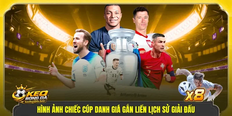 Hình ảnh chiếc cúp danh giá gắn liền lịch sử giải đấu